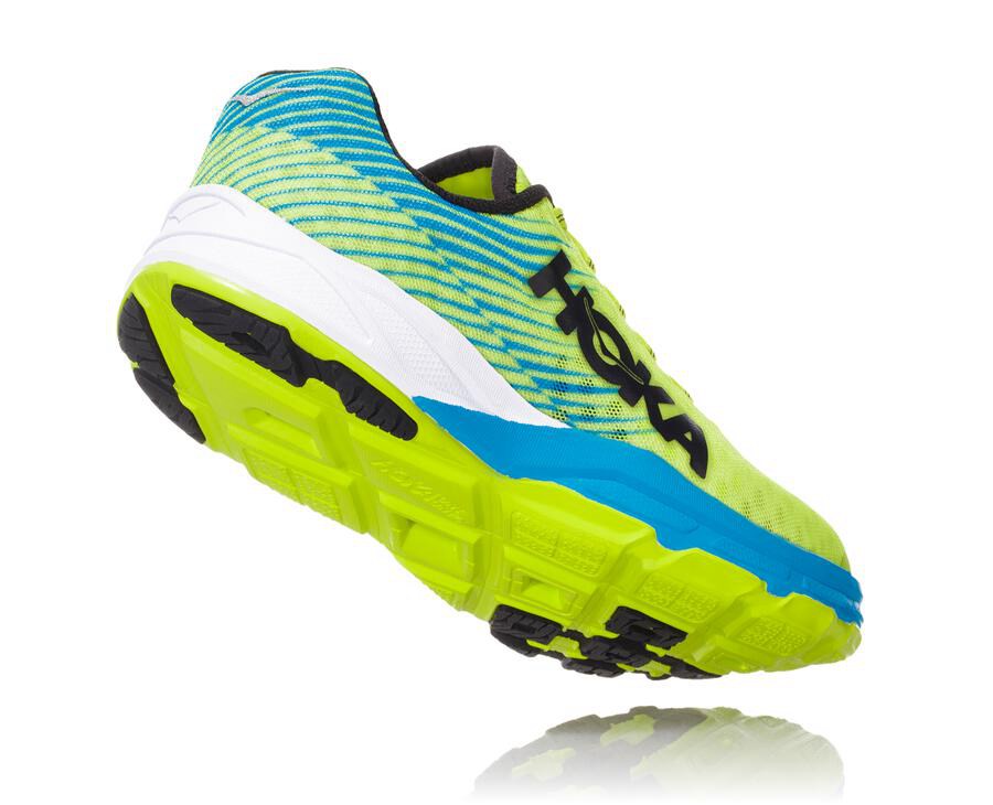 Hoka One One Løbesko Dame - Evo Carbon Rocket - Grøn/Blå - 890327GQP